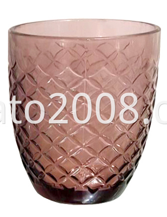 glass tumbler-purple